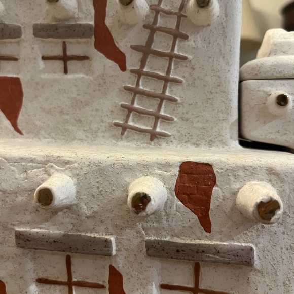 Southwestern Adobe village houses canister set/cookie jar Native American Pueblo - Picture 9 of 9